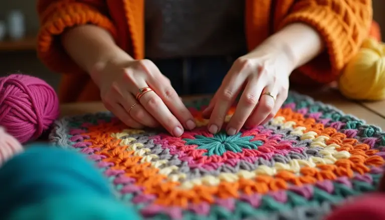 Bico de barbante para tapete quadrado: 17 designs incríveis! Bico de barbante para tapete quadrado: 17 designs incríveis!