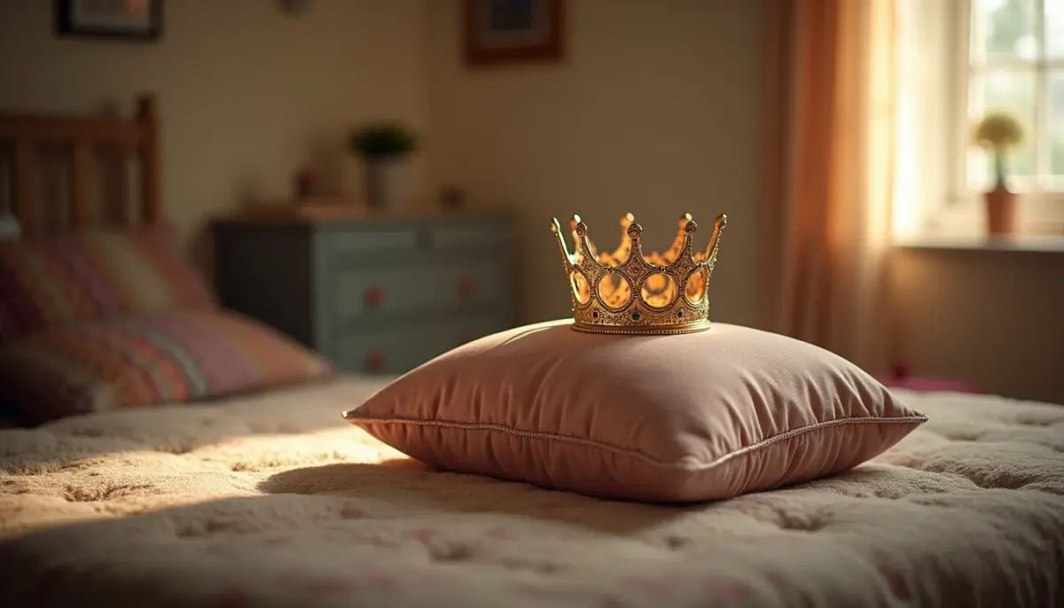 Centro de Mesa Almofada Com Coroa: Crie Decoração Encantadora Centro de Mesa Almofada Com Coroa: Crie Decoração Encantadora