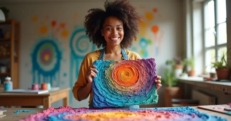 18 Ideias de Arte com Cola Colorida: Do 3D Profissional às Brincadeiras Infantis 18 Ideias de Arte com Cola Colorida: Do 3D Profissional às Brincadeiras Infantis