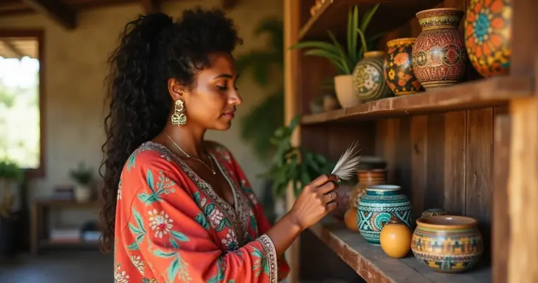 12 Ideias de Artesanato Indígena para Transformar sua Casa com História 12 Ideias de Artesanato Indígena para Transformar sua Casa com História