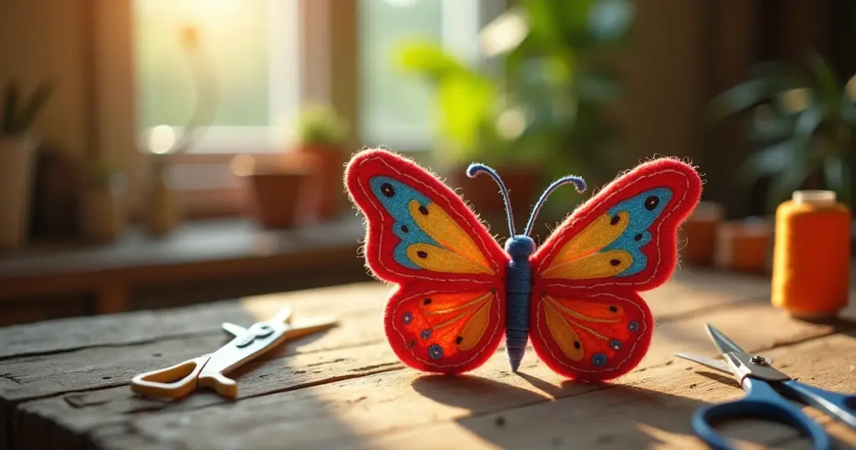 Borboleta de Feltro Molde: Como Criar Peças Profissionais em 7 Passos Borboleta de Feltro Molde: Como Criar Peças Profissionais em 7 Passos