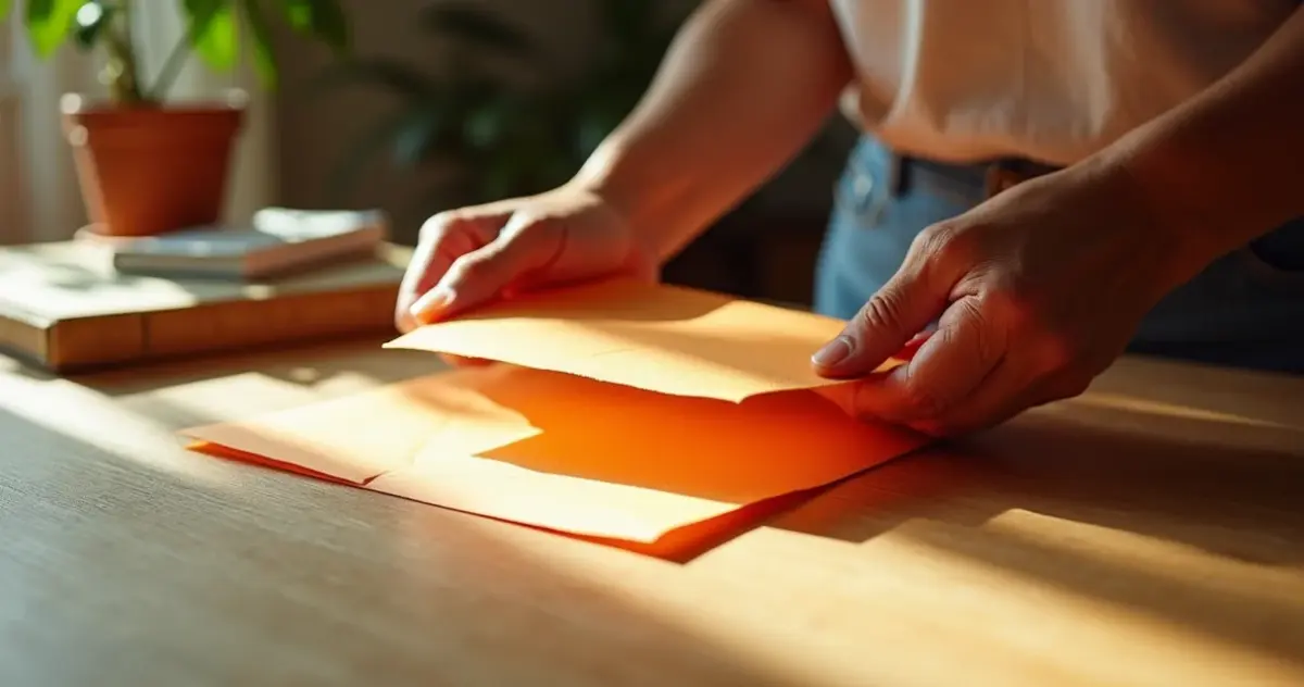 Como fazer um envelope de papel que diz ‘eu me importei’ antes de abrir Como fazer um envelope de papel que diz 'eu me importei' antes de abrir