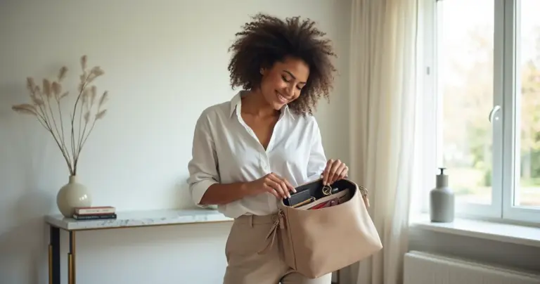 Como fazer um organizador de bolsa que acaba com a bagunça em 30 segundos Como fazer um organizador de bolsa que acaba com a bagunça em 30 segundos