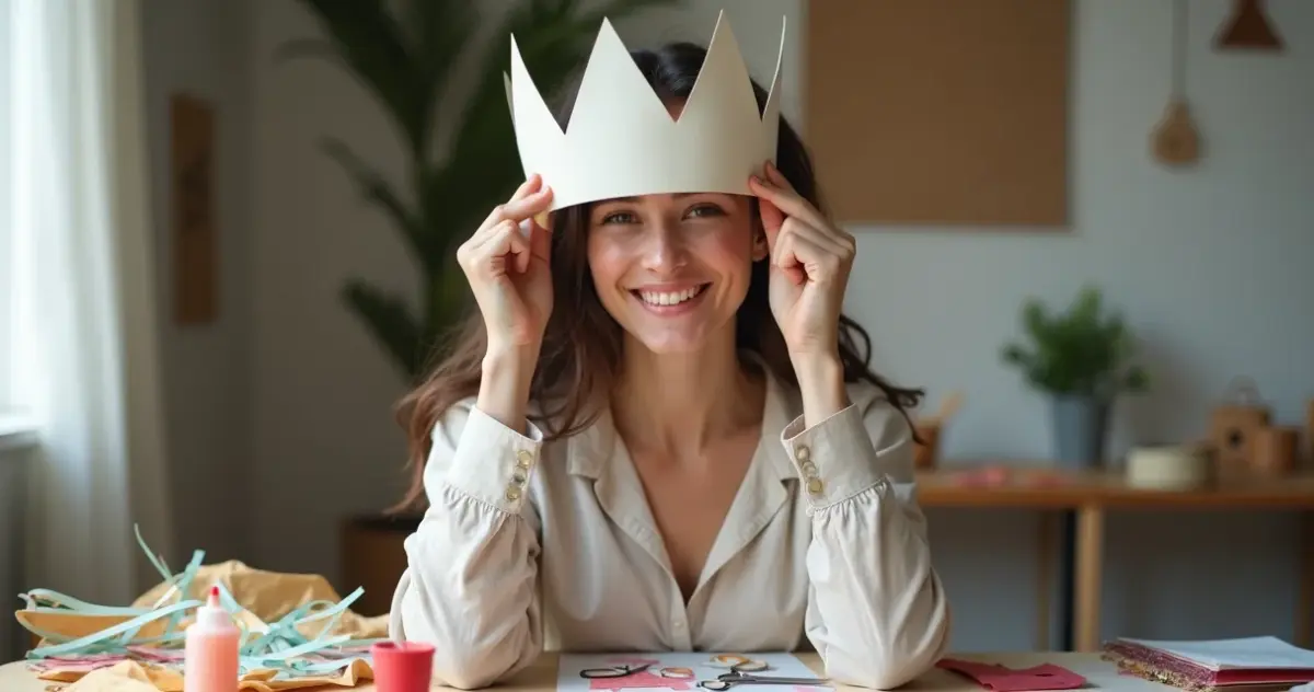 Como fazer uma coroa de papel que se ajusta perfeitamente à cabeça Como fazer uma coroa de papel que se ajusta perfeitamente à cabeça