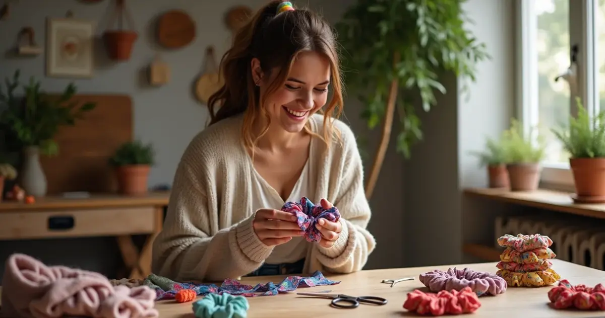 Como fazer xuxinhas de cabelo em 5 minutos e economizar R$ 15 Como fazer xuxinhas de cabelo em 5 minutos e economizar R$ 15