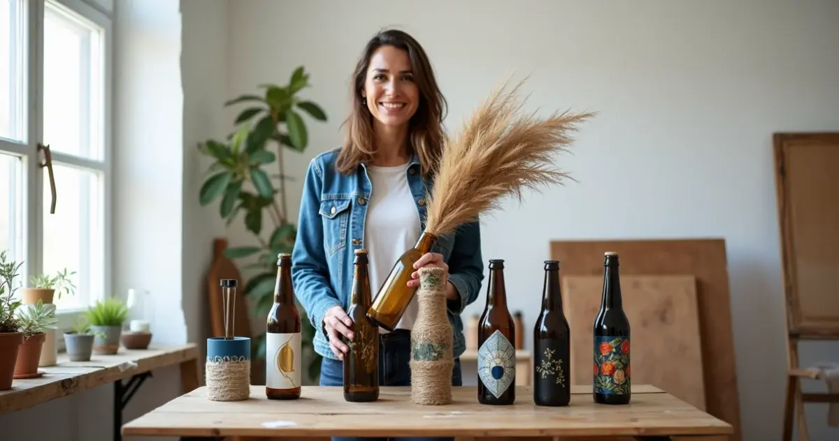 10 Ideias de Decoração Garrafa Cerveja: Transforme Lixo em Arte em 2026 10 Ideias de Decoração Garrafa Cerveja: Transforme Lixo em Arte em 2026
