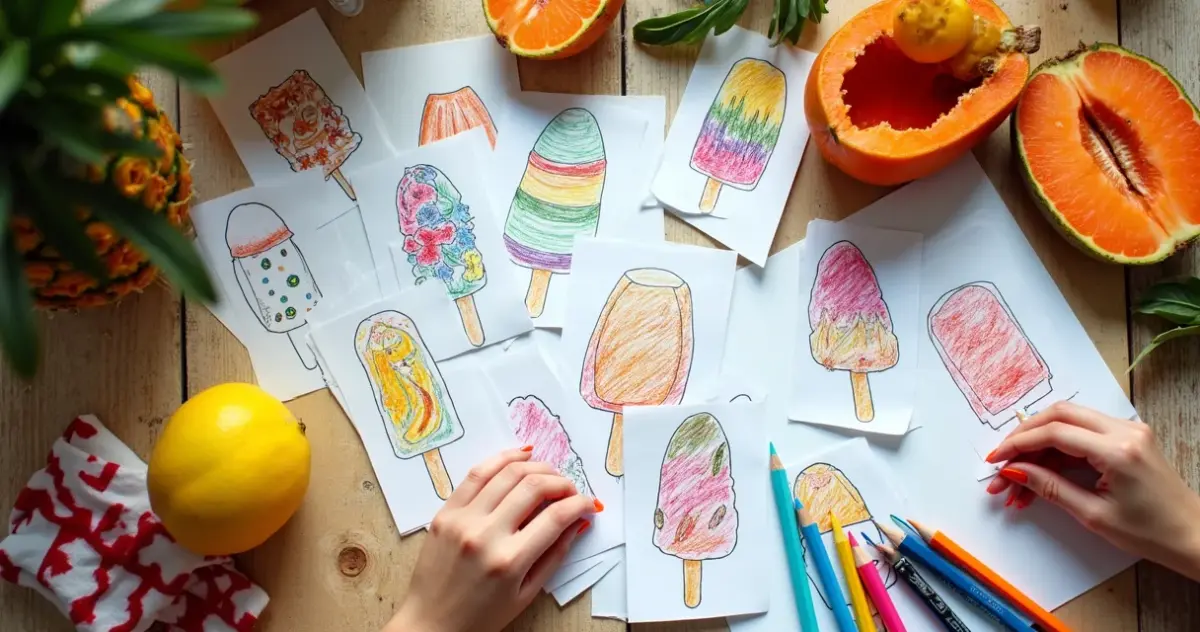 27 Ideias de Desenho de Picolé para Colorir que Desenvolvem Criatividade 27 Ideias de Desenho de Picolé para Colorir que Desenvolvem Criatividade