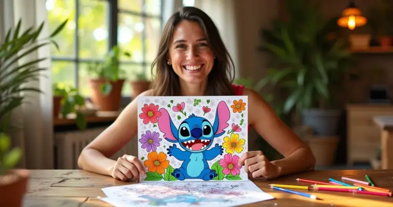 17 Ideias de Desenho para Colorir Lilo e Stitch Que Viram Arte