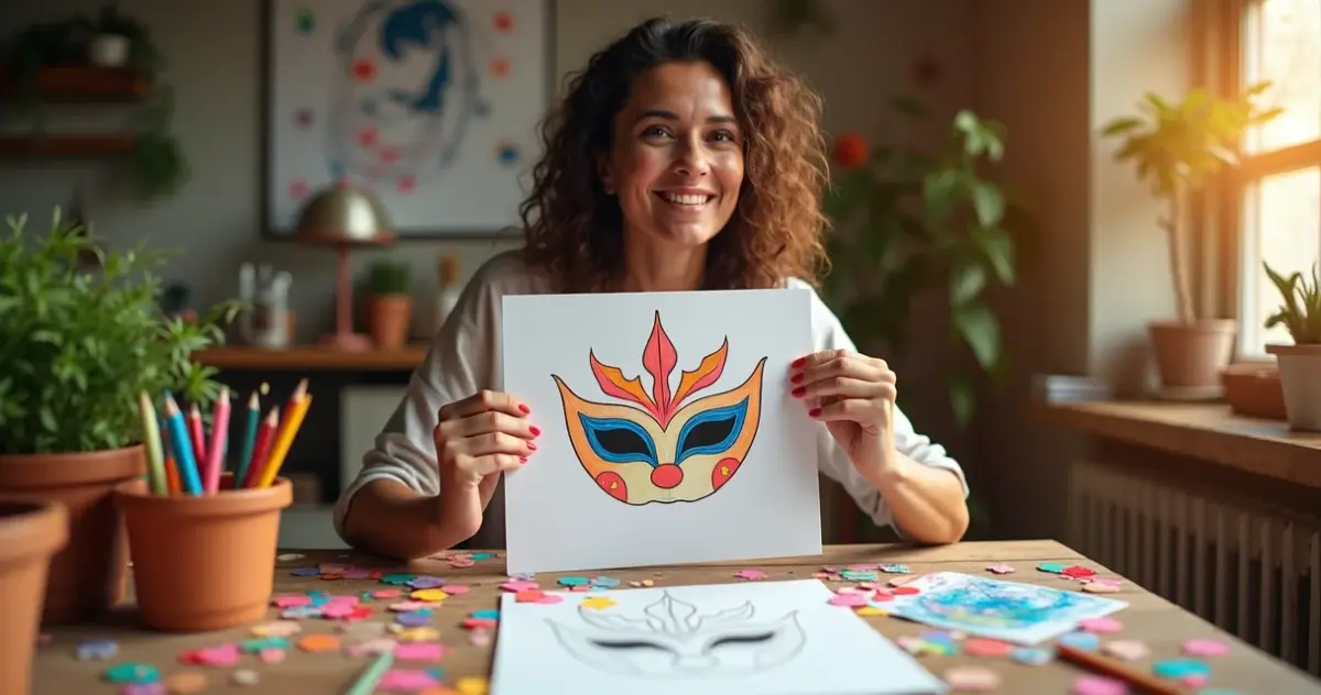 15 Ideias de Desenhos de Carnaval Fácil que Transformam Qualquer Um em Artista 15 Ideias de Desenhos de Carnaval Fácil que Transformam Qualquer Um em Artista