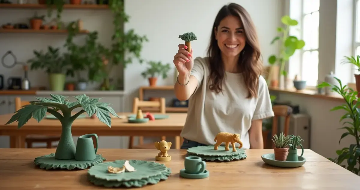 17 Ideias de Enfeites de Mesa Tema Safari em EVA Que Custam Menos de R$ 2