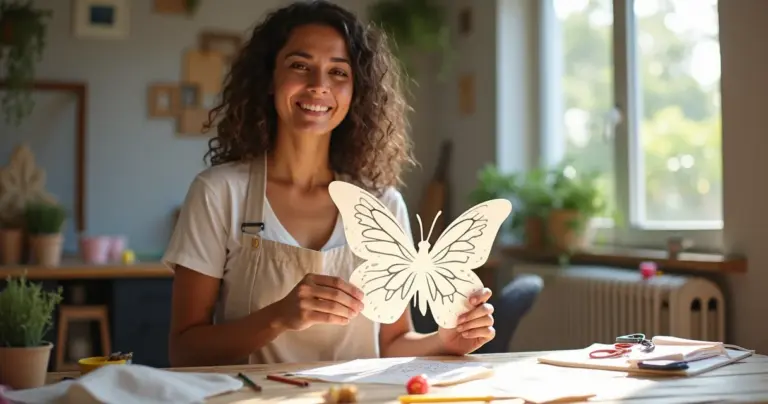 140 Moldes de Borboleta para Recortar: Projetos Mágicos em 5 Minutos