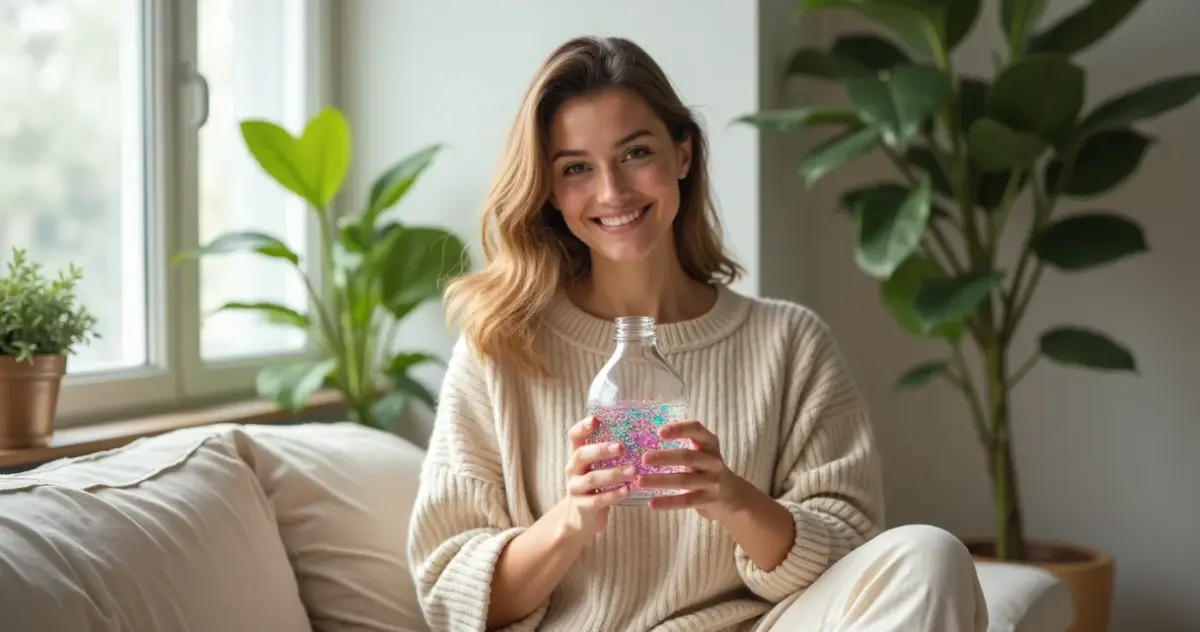 Faça sua garrafa com agua e glitter que acalma crianças em 30 minutos Faça sua garrafa com agua e glitter que acalma crianças em 30 minutos
