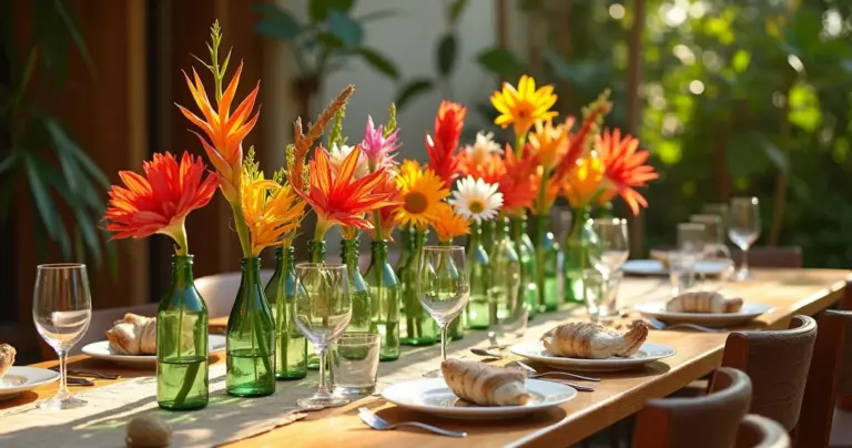 17 Ideias de Garrafinhas para Decoração de Mesa que Vão Transformar Sua Casa 17 Ideias de Garrafinhas para Decoração de Mesa que Vão Transformar Sua Casa