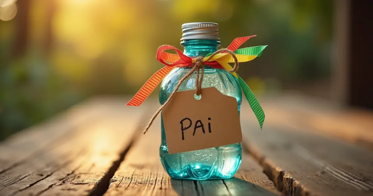 Lembrança do Dia dos Pais com Garrafa PET: Presente Emocionante por Menos de R$10 Lembrança do Dia dos Pais com Garrafa PET: Presente Emocionante por Menos de R$10