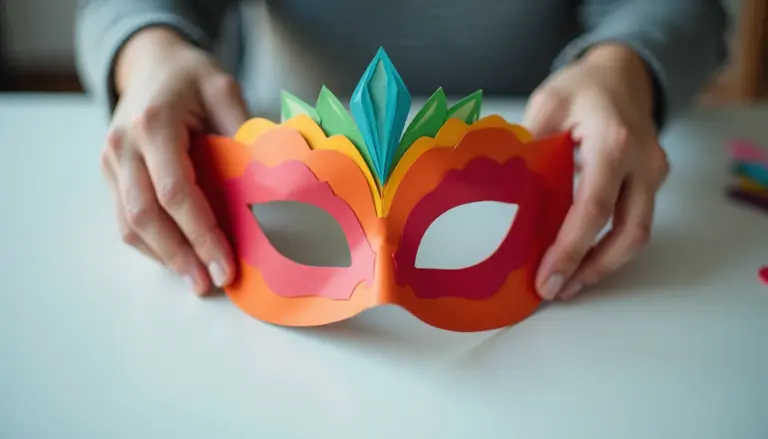 Máscara de carnaval para imprimir: o molde que não amassa e dura a noite toda