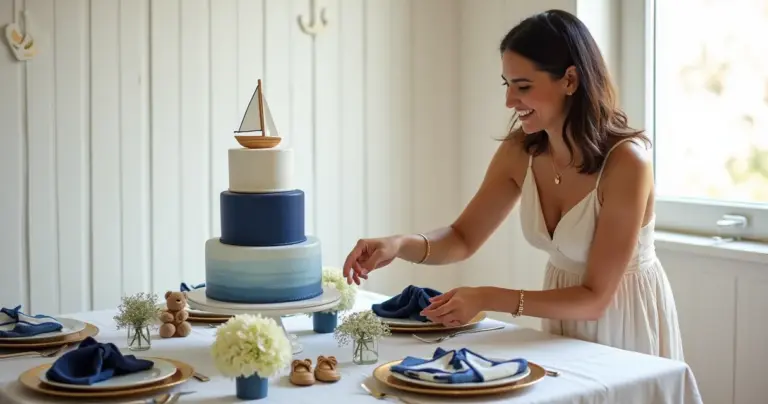 17 Ideias de Mesa Chá de Bebê Marinheiro que Não Erram na Paleta 17 Ideias de Mesa Chá de Bebê Marinheiro que Não Erram na Paleta