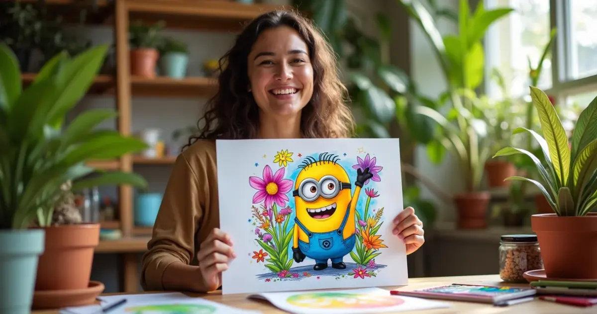 15 Ideias de Minions para Colorir que Transformam Rabiscos em Arte