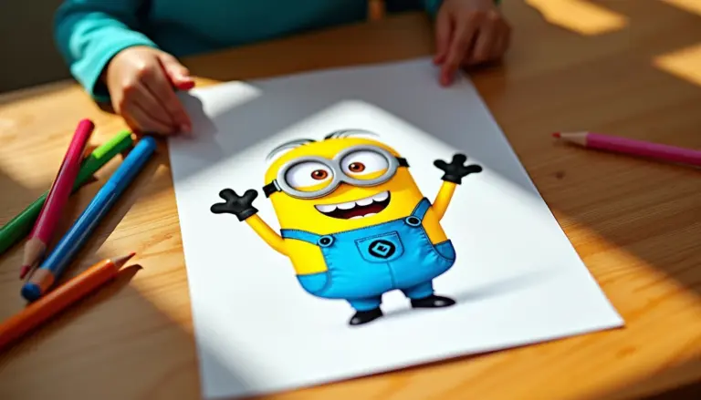 60 Minions para Colorir e Imprimir Grátis com Qualidade Profissional