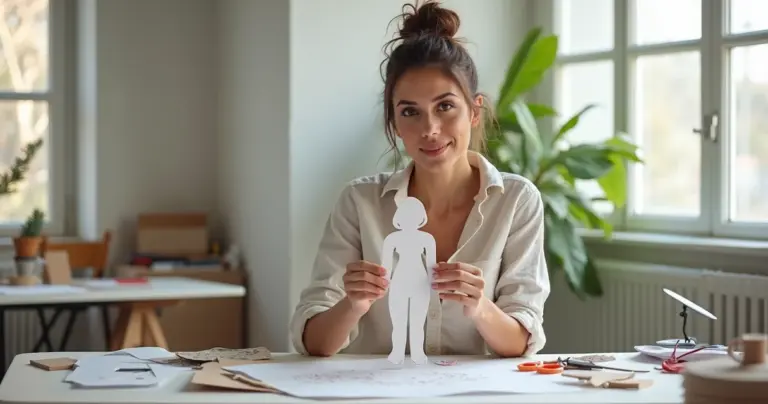 Molde de Boneca de Papel: Crie Arte Perfeita em 8 Passos Simples Molde de Boneca de Papel: Crie Arte Perfeita em 8 Passos Simples