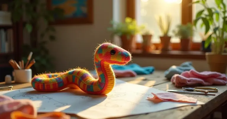 Molde de Cobra de Tecido: Transforme Retalhos em Decoração em 1 Hora Molde de Cobra de Tecido: Transforme Retalhos em Decoração em 1 Hora