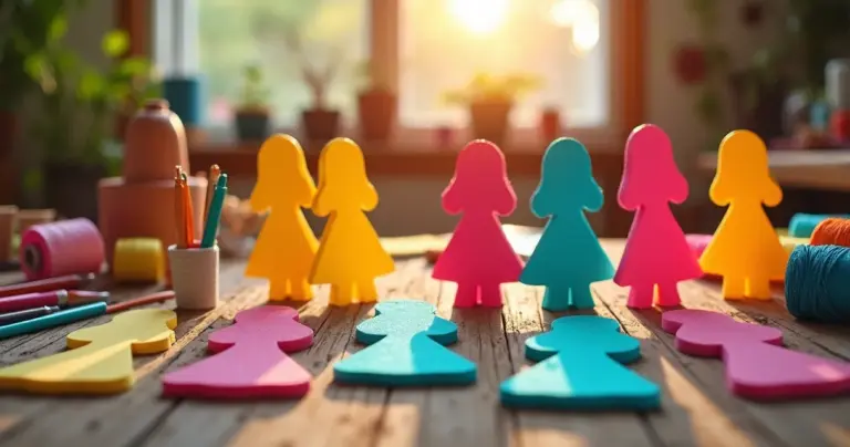 8 Moldes de Meninas de EVA que Transformam Seu Artesanato em 2 Minutos 8 Moldes de Meninas de EVA que Transformam Seu Artesanato em 2 Minutos