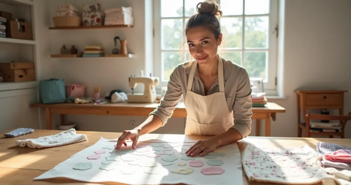 Molde de patchwork para bebê: transforme retalhos em lembranças únicas