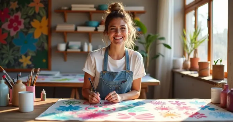 17 Ideias de Moldes Coloridos para Pintura em Tecido que Dão Toque Profissional 17 Ideias de Moldes Coloridos para Pintura em Tecido que Dão Toque Profissional