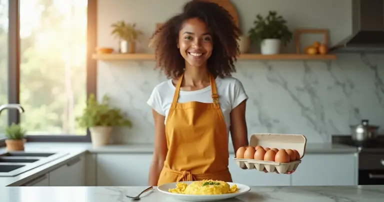 Omelete Cremoso Perfeito com Ovos Cartela em 15 Minutos Omelete Cremoso Perfeito com Ovos Cartela em 15 Minutos