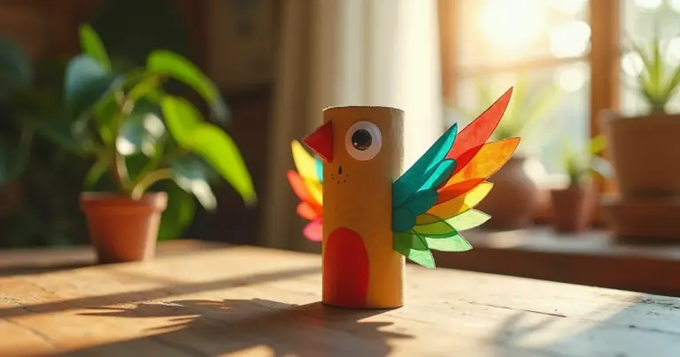 Passarinho feito com rolo de papel higienico: faça em 30 min e encante Passarinho feito com rolo de papel higienico: faça em 30 min e encante
