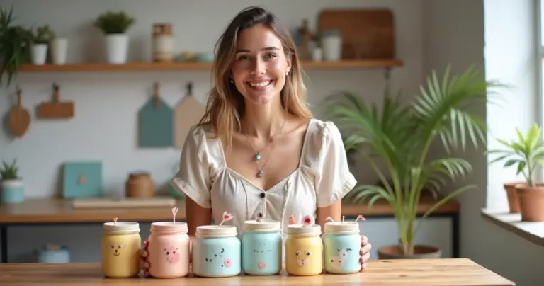 28 Ideias de Potes de Papinha Decorados com EVA que Vão Encantar Suas Festas 28 Ideias de Potes de Papinha Decorados com EVA que Vão Encantar Suas Festas
