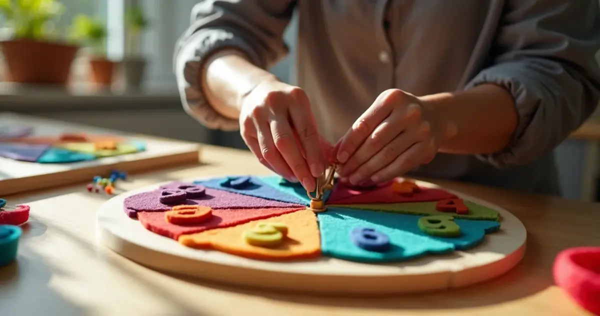 Relógio de feltro que ensina horas e decora por menos de R$ 70 Relógio de feltro que ensina horas e decora por menos de R$ 70