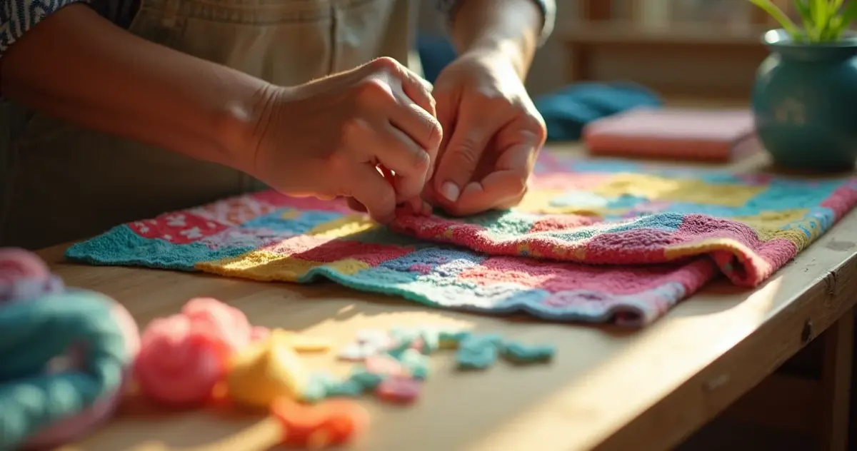 Toalhinhas de bebê em patchwork passo a passo viram herança de amor Toalhinhas de bebê em patchwork passo a passo viram herança de amor