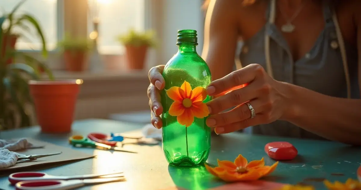 Trabalho com garrafa pet: como lixo vira luxo e renda extra em casa Trabalho com garrafa pet: como lixo vira luxo e renda extra em casa