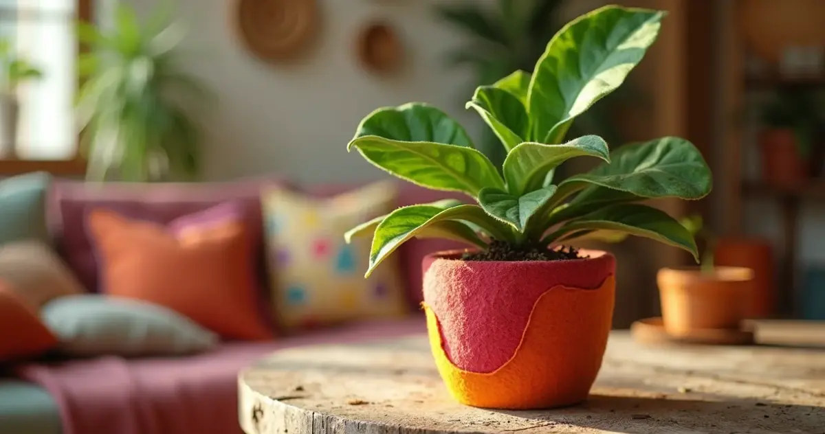 Vaso de flor de feltro: a solução que suas plantas precisavam para respirar Vaso de flor de feltro: a solução que suas plantas precisavam para respirar