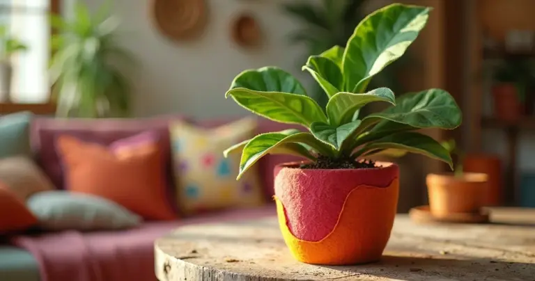 Vaso de flor de feltro: a solução que suas plantas precisavam para respirar Vaso de flor de feltro: a solução que suas plantas precisavam para respirar