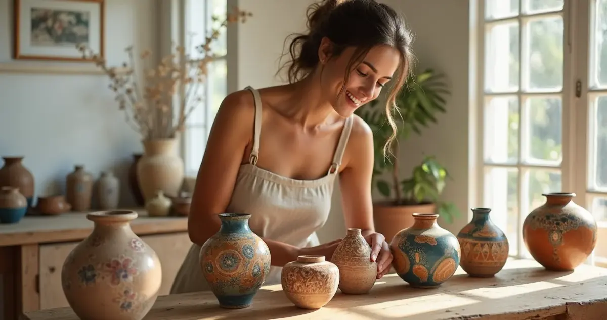 17 Ideias de Vasos de Cerâmica Decorados que Vão Transformar Sua Casa 17 Ideias de Vasos de Cerâmica Decorados que Vão Transformar Sua Casa