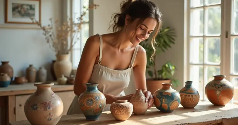 17 Ideias de Vasos de Cerâmica Decorados que Vão Transformar Sua Casa 17 Ideias de Vasos de Cerâmica Decorados que Vão Transformar Sua Casa