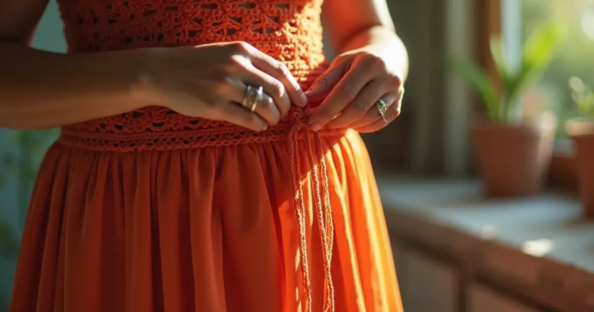 Vestidos de crochê passo a passo: o truque da cintura que ninguém te conta Vestidos de crochê passo a passo: o truque da cintura que ninguém te conta