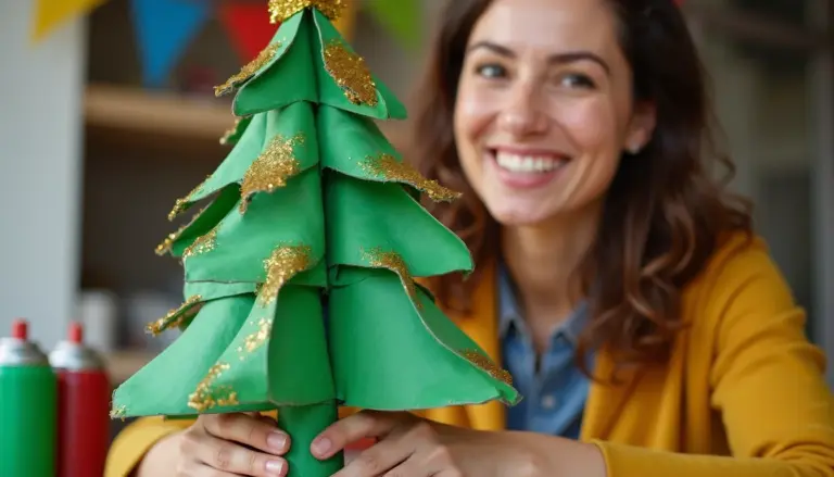 Árvore de Natal Reciclável Fácil: Passo a Passo com R$ 10 Árvore de Natal Reciclável Fácil: Passo a Passo com R$ 10