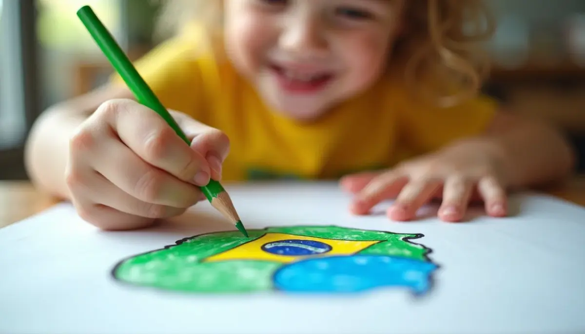 Atividade da bandeira do Brasil para colorir: guia prático com PDF grátis Atividade da bandeira do Brasil para colorir: guia prático com PDF grátis