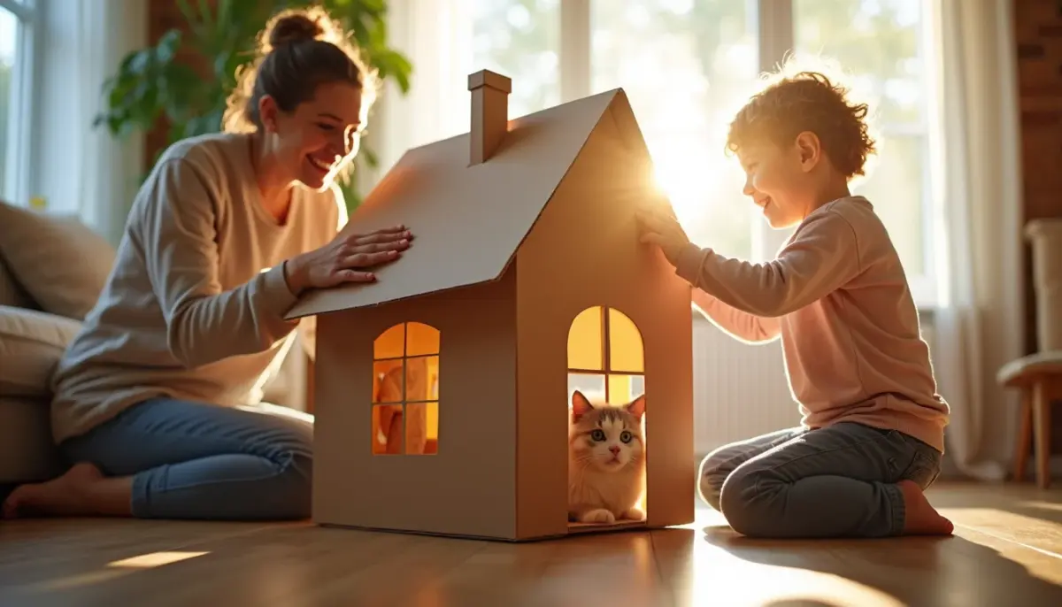 Casinha de Papelão Grande: 7 Modelos para Crianças e Pets Casinha de Papelão Grande: 7 Modelos para Crianças e Pets