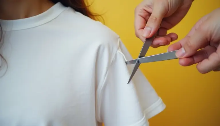 Como Customizar Manga de Camiseta Feminina em 6 Passos Simples Como Customizar Manga de Camiseta Feminina em 6 Passos Simples