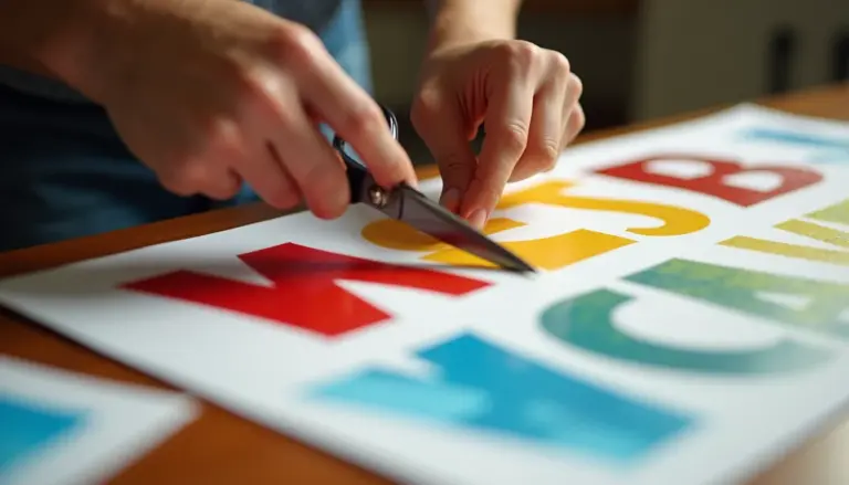 Letras coloridas para imprimir e recortar: truque que dá acabamento de loja Letras coloridas para imprimir e recortar: truque que dá acabamento de loja