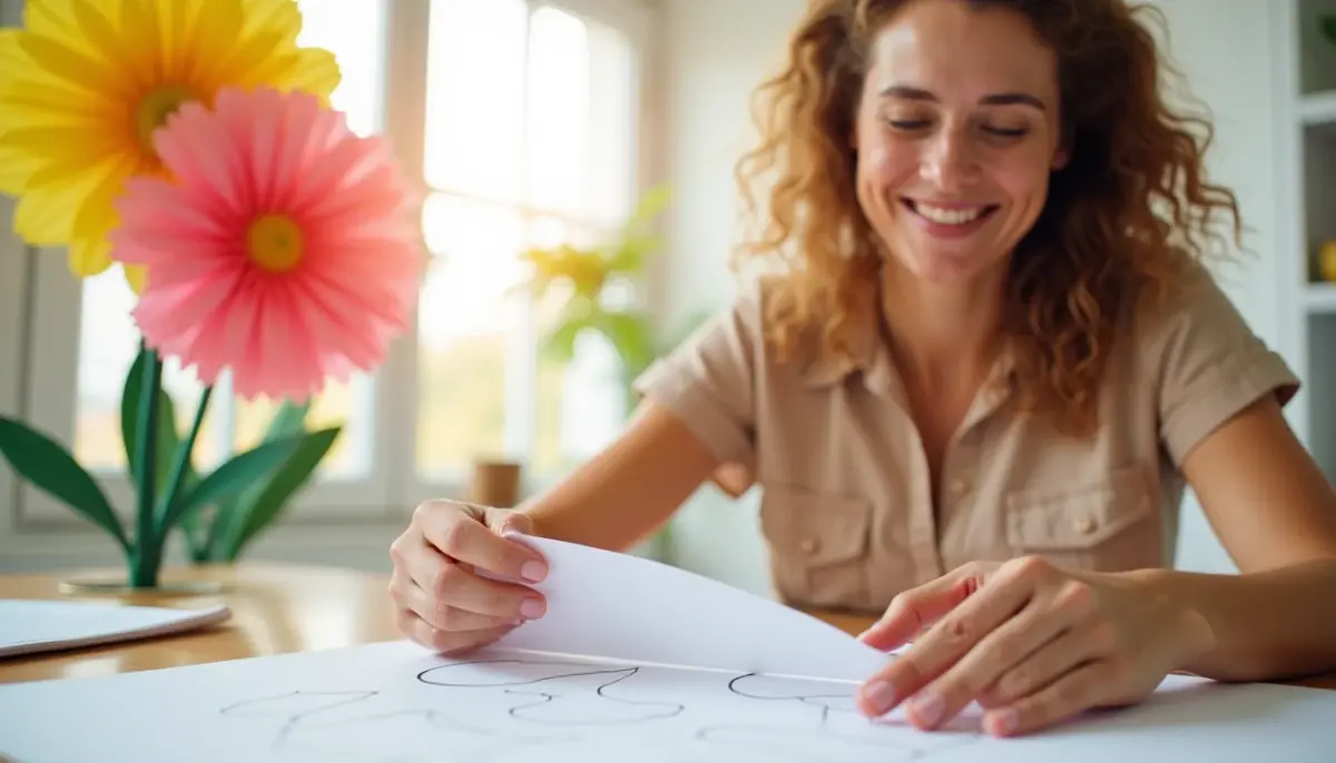 Molde de flor gigante de papel para imprimir grátis e sem erros Molde de flor gigante de papel para imprimir grátis e sem erros