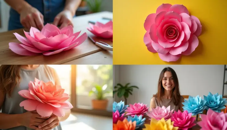 40 Ideias de Molde de Flores Grandes Para Fazer em Casa 40 Ideias de Molde de Flores Grandes Para Fazer em Casa