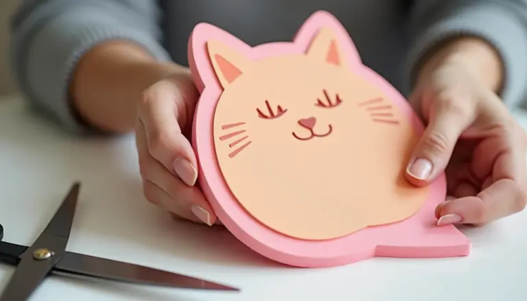 Molde de gato em eva para imprimir grátis e sem distorcer Molde de gato em eva para imprimir grátis e sem distorcer