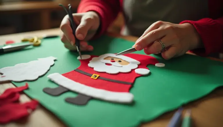 Molde Papai Noel Grande: Como Ampliar Sem Erro e Ficar Perfeito Molde Papai Noel Grande: Como Ampliar Sem Erro e Ficar Perfeito