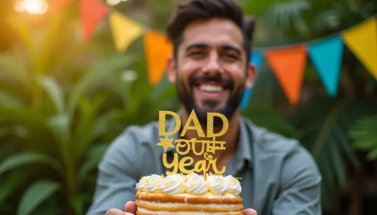 35 Topos de Bolo Papai do Ano para Imprimir Grátis 35 Topos de Bolo Papai do Ano para Imprimir Grátis