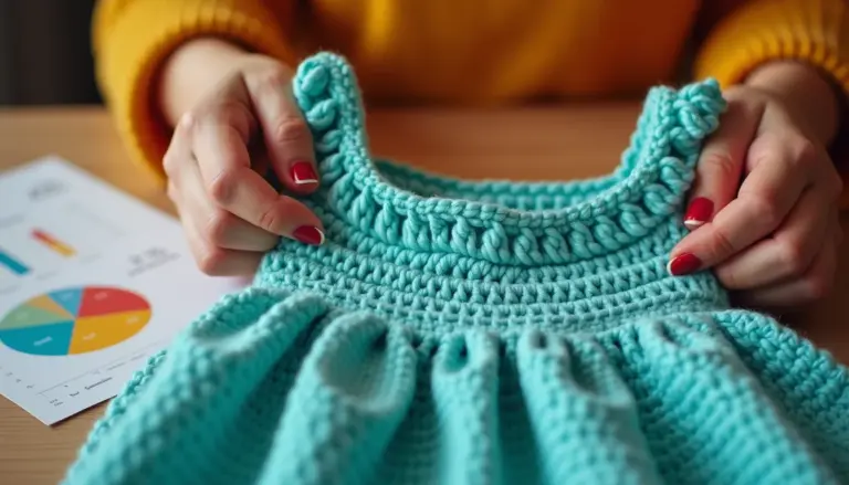 Vestido de Crochê para 3 Anos com Gráfico: Medidas Exatas e Passo a Passo Vestido de Crochê para 3 Anos com Gráfico: Medidas Exatas e Passo a Passo