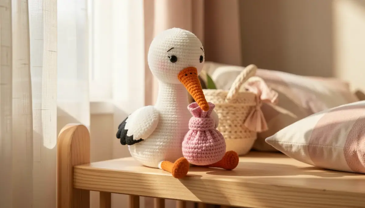 6 Cegonhas Amigurumi Lindas para Fazer ou Comprar (Fotos e Inspirações)